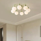 Tulip Plafonnier Blanc Fleur Verre Design - Neutralighting