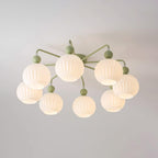 Tulip Plafonnier Blanc Fleur Verre Design - Neutralighting