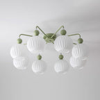 Tulip Plafonnier Blanc Fleur Verre Design - Neutralighting