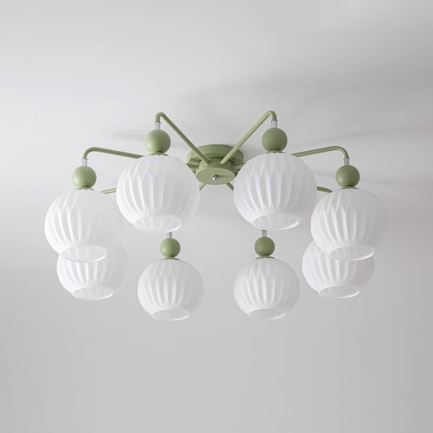 Tulip Plafonnier Blanc Fleur Verre Design - Neutralighting