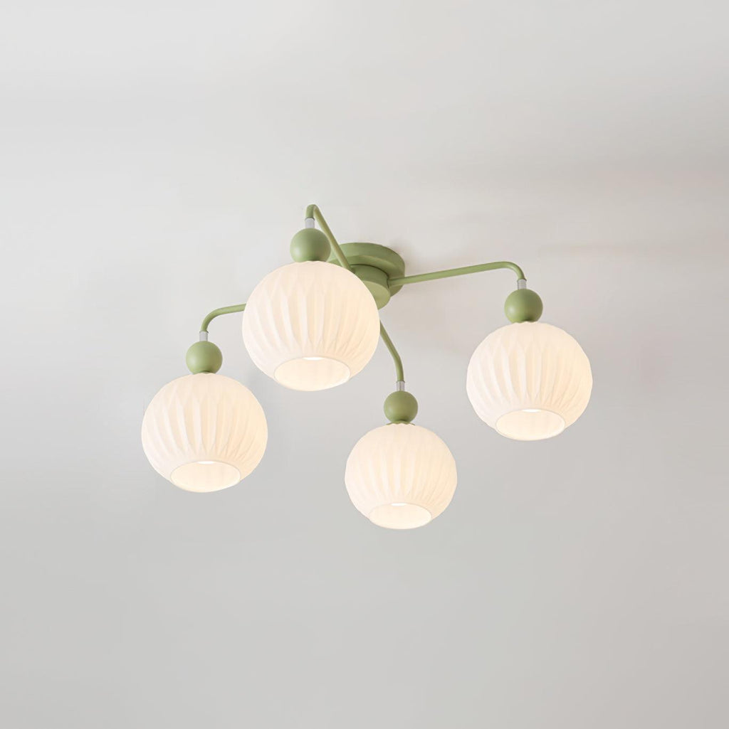 Tulip Plafonnier Blanc Fleur Verre Design - Neutralighting
