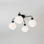 Tulip Plafonnier Blanc Fleur Verre Design - Neutralighting