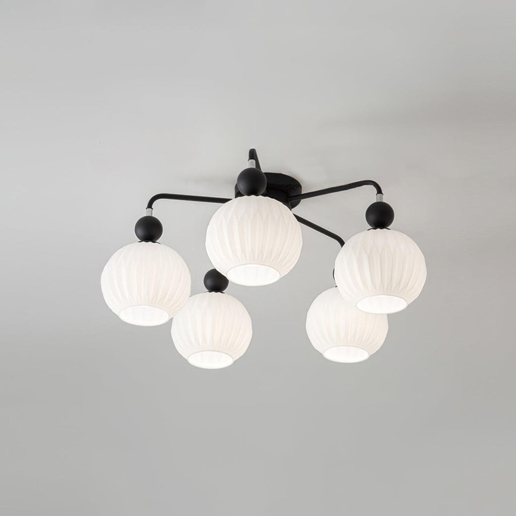 Tulip Plafonnier Blanc Fleur Verre Design - Neutralighting