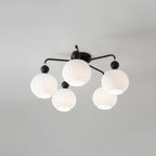 Tulip Plafonnier Blanc Fleur Verre Design - Neutralighting