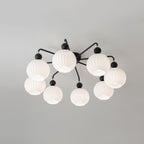 Tulip Plafonnier Blanc Fleur Verre Design - Neutralighting