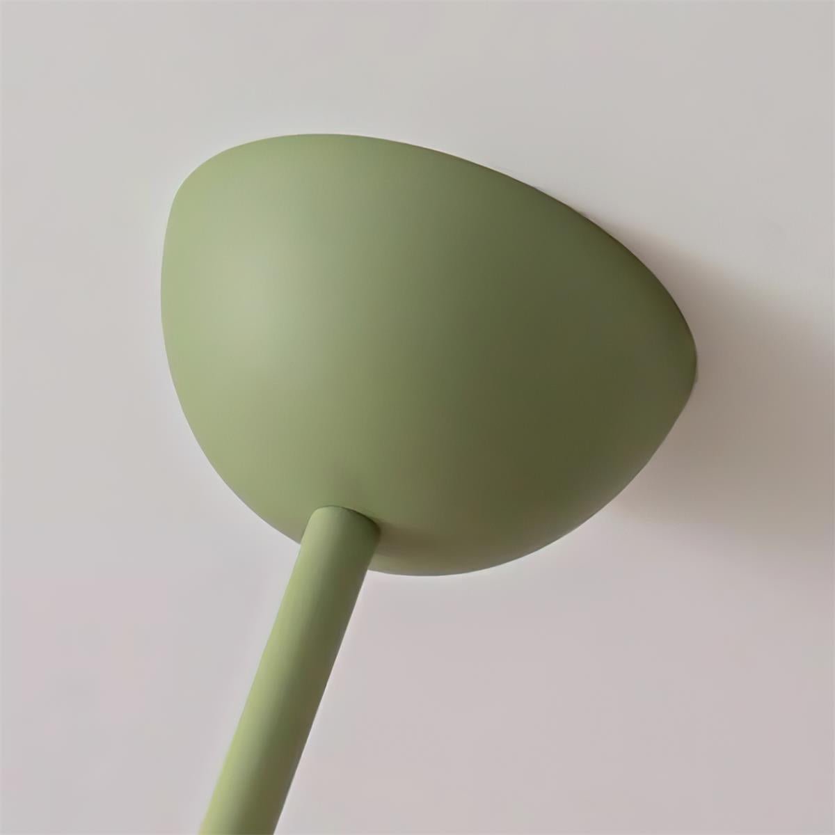 Lustra Chandelier Moderne à 8 Lumières en Verre Ridé Vert - Neutralighting
