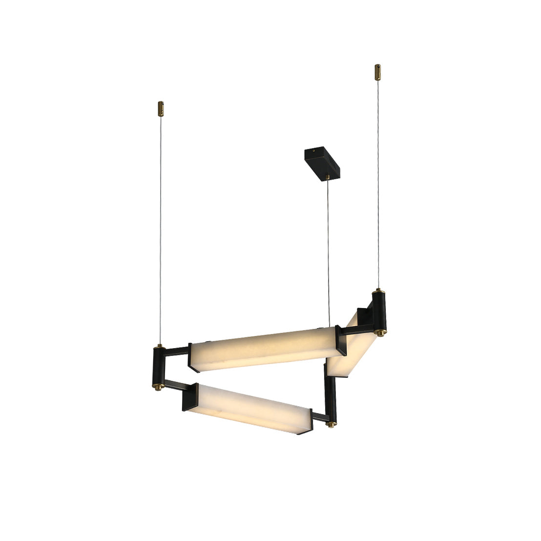 Arsorara Lustre Moderne Minimaliste Laiton Alabastre - Neutralighting