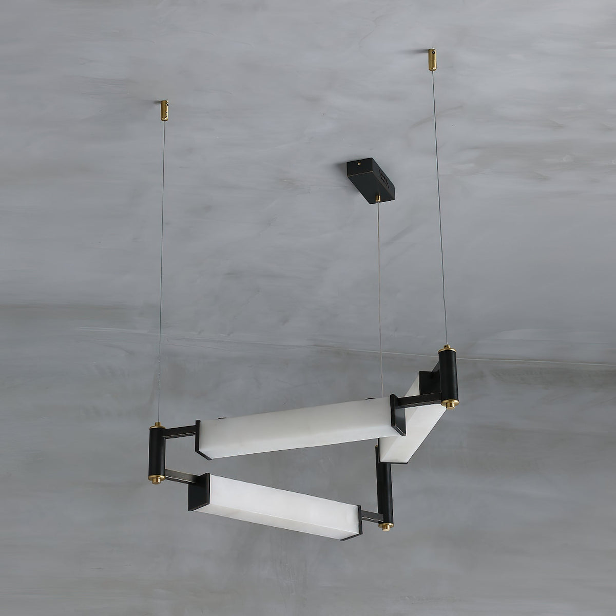 Arsorara Lustre Moderne Minimaliste Laiton Alabastre - Neutralighting