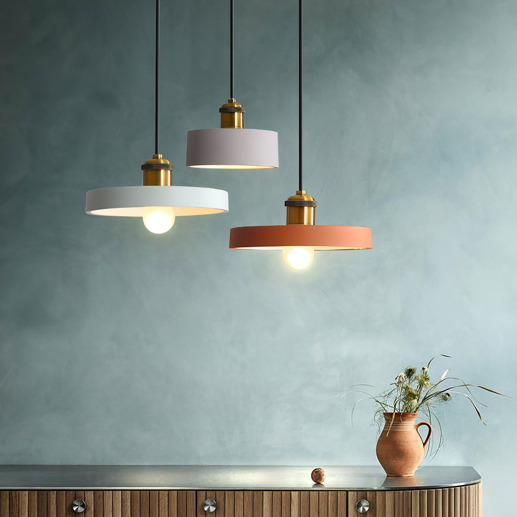 Trio Lampe Suspendue Industrielle en Résine - Neutralighting