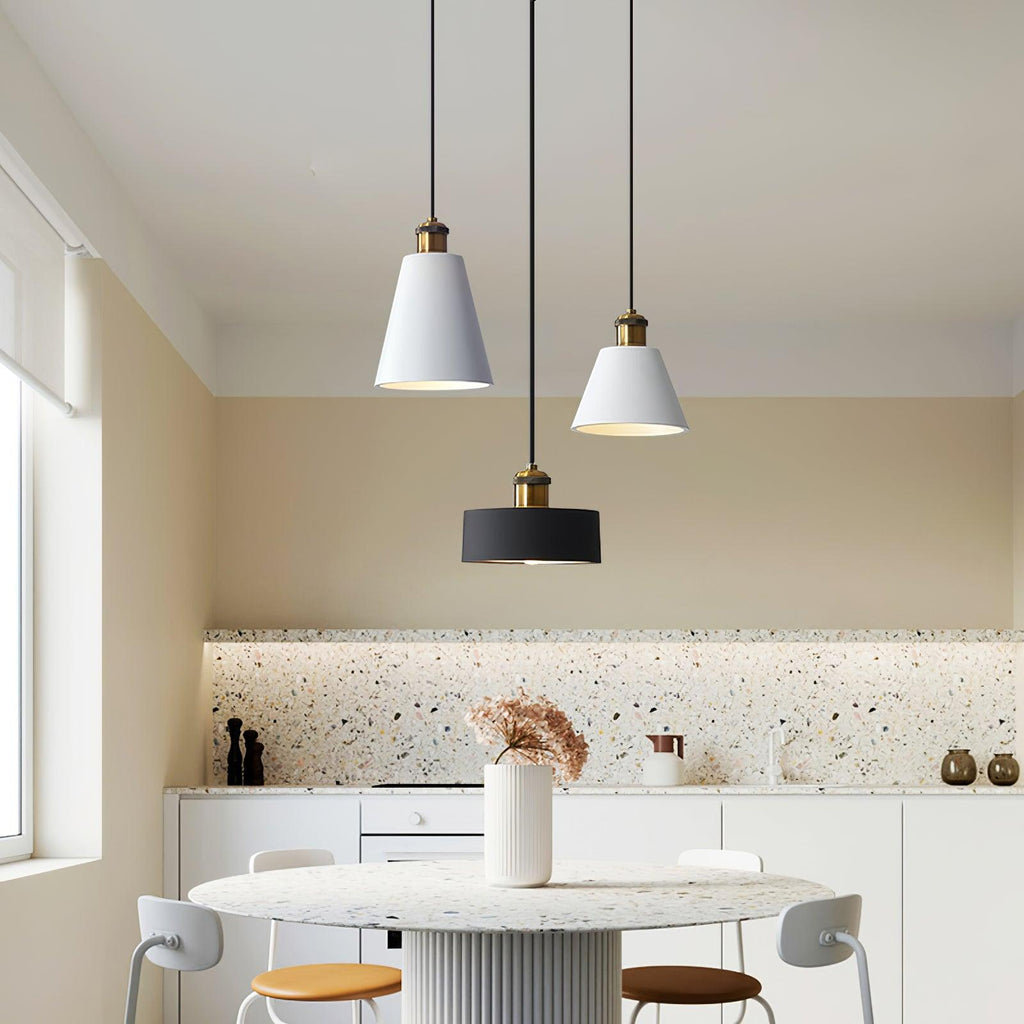 Trio Lampe Suspendue Industrielle en Résine - Neutralighting