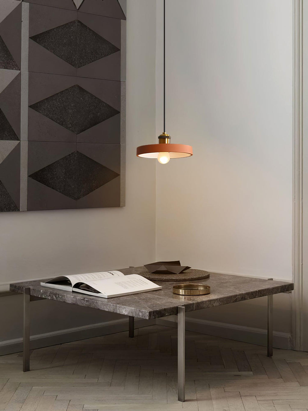 Trio Lampe Suspendue Industrielle en Résine - Neutralighting
