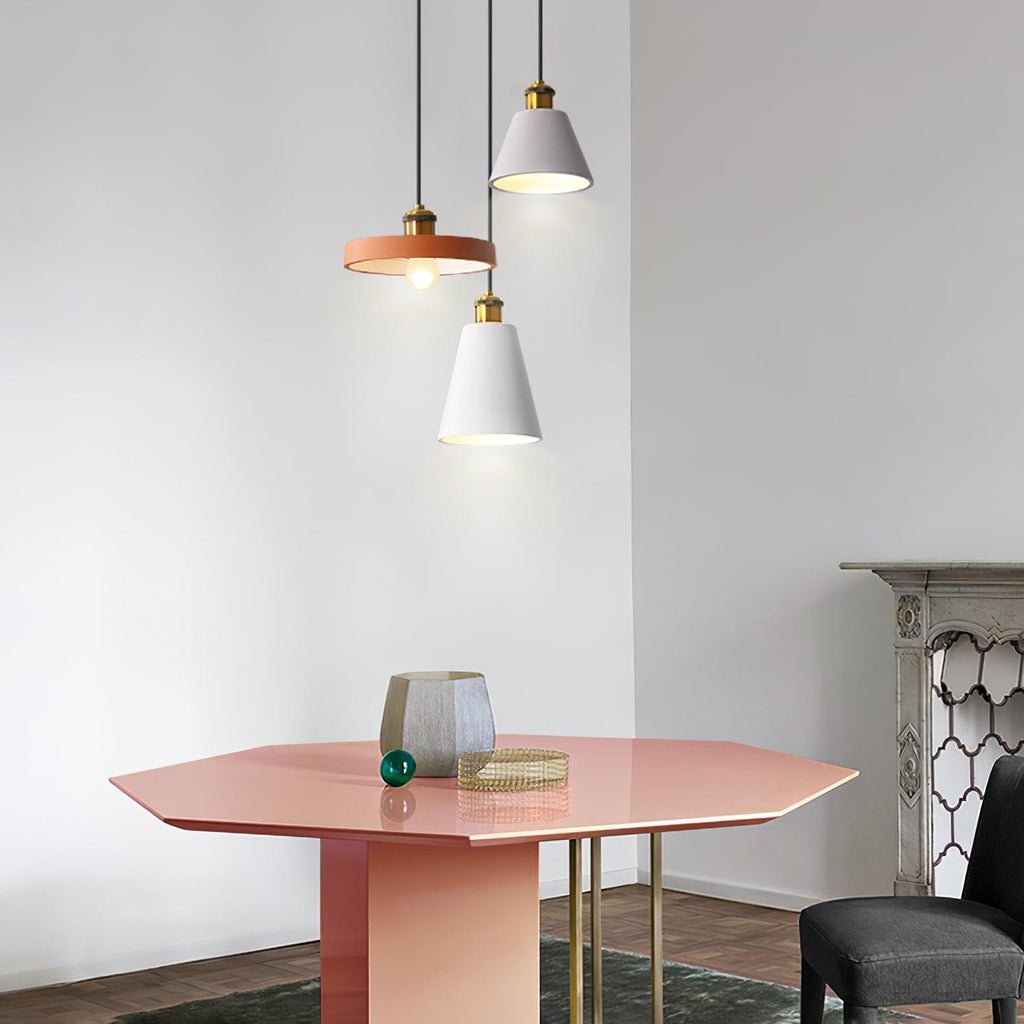 Trio Lampe Suspendue Industrielle en Résine - Neutralighting