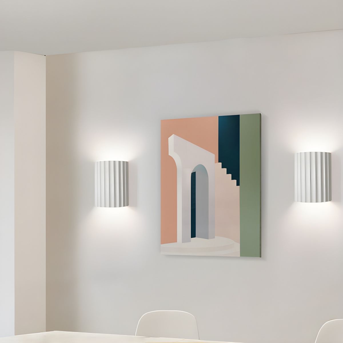 Ivvinen Applique Murale Art Nordique en Résine Striée - Neutralighting