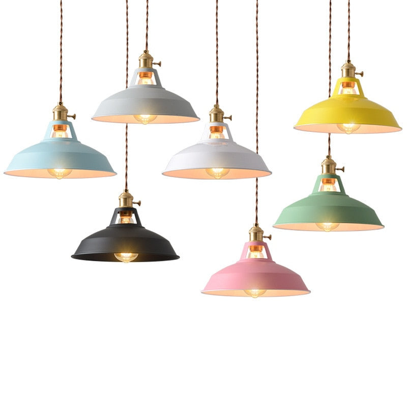 Jojo Lampe Suspension Luminaire Vintage. Métal. Noir/Blanc. Salle à Manger - Neutralighting