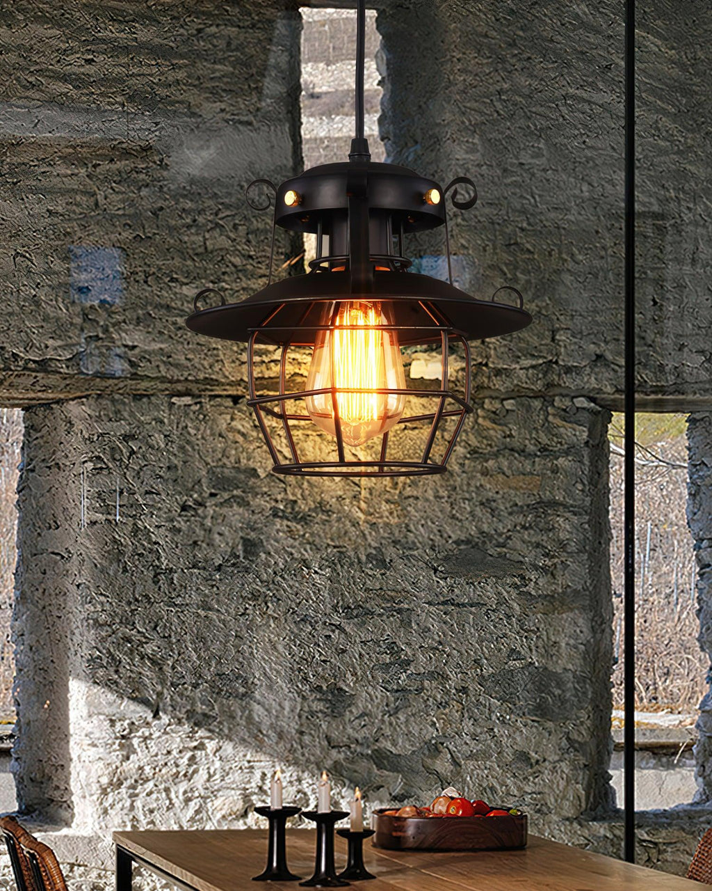 Harbor Lampe Pendante Cage à Oiseaux Vintage - Neutralighting