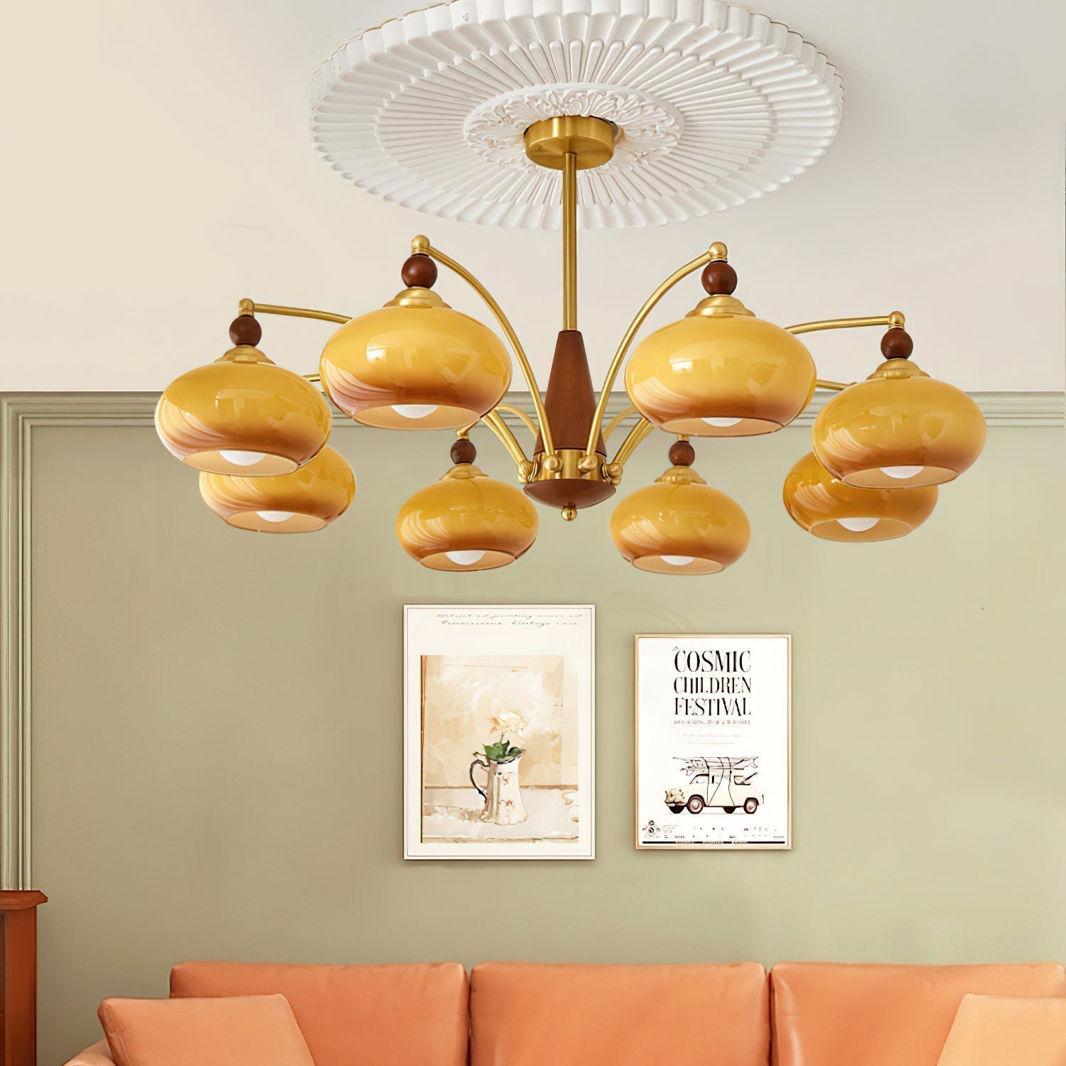 Charlotte Lustre Rétro en Grappes - Neutralighting