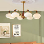Lustra Suspension Rétro en Verre Jaune et Laiton - Neutralighting
