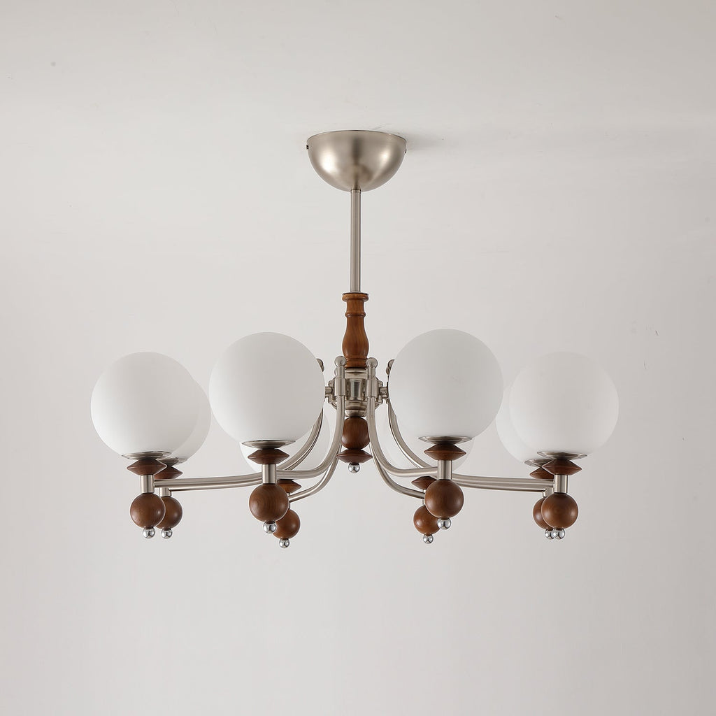 Retro Ellan Lustre Globe en Verre Poli - Neutralighting