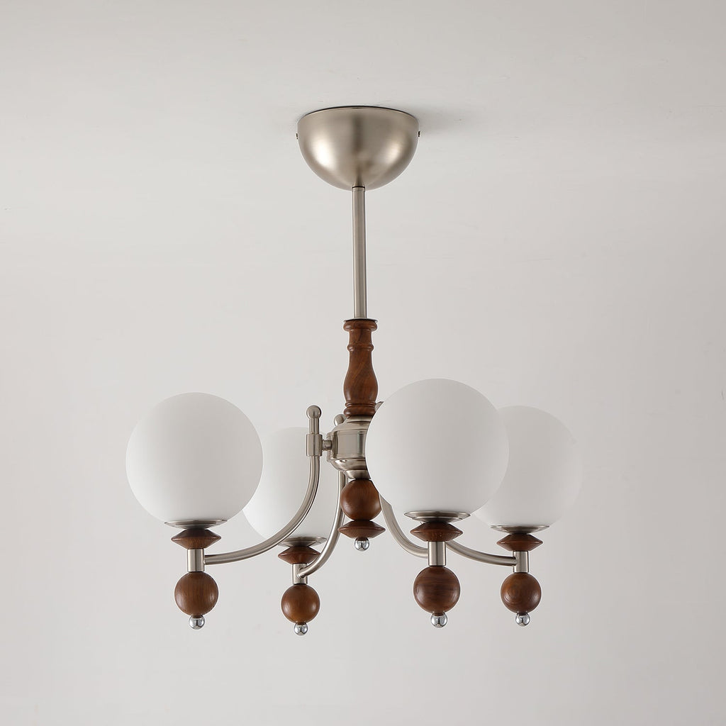 Retro Ellan Lustre Globe en Verre Poli - Neutralighting