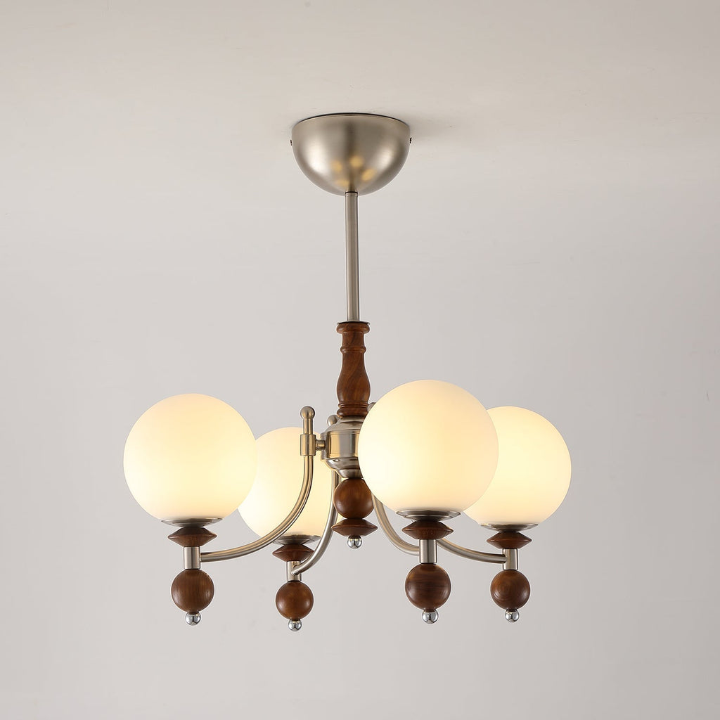 Retro Ellan Lustre Globe en Verre Poli - Neutralighting