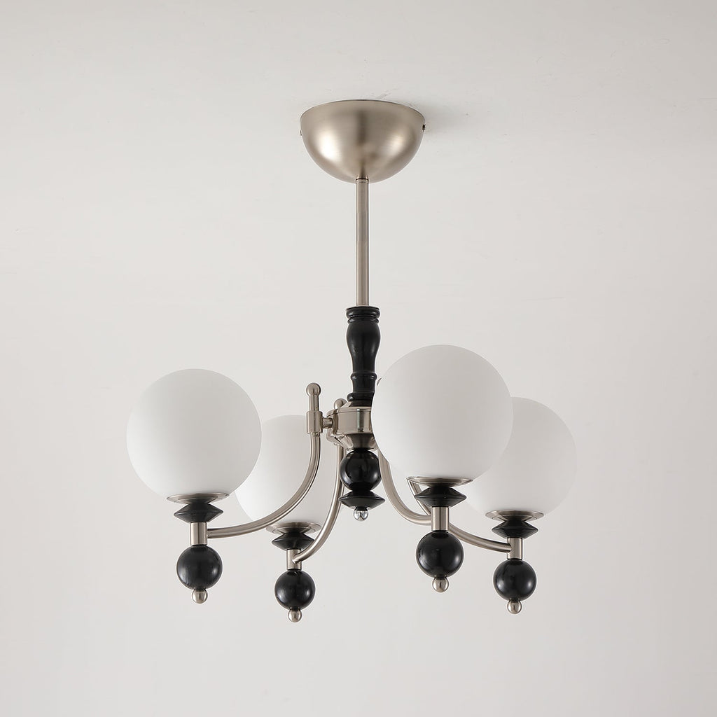 Retro Ellan Lustre Globe en Verre Poli - Neutralighting
