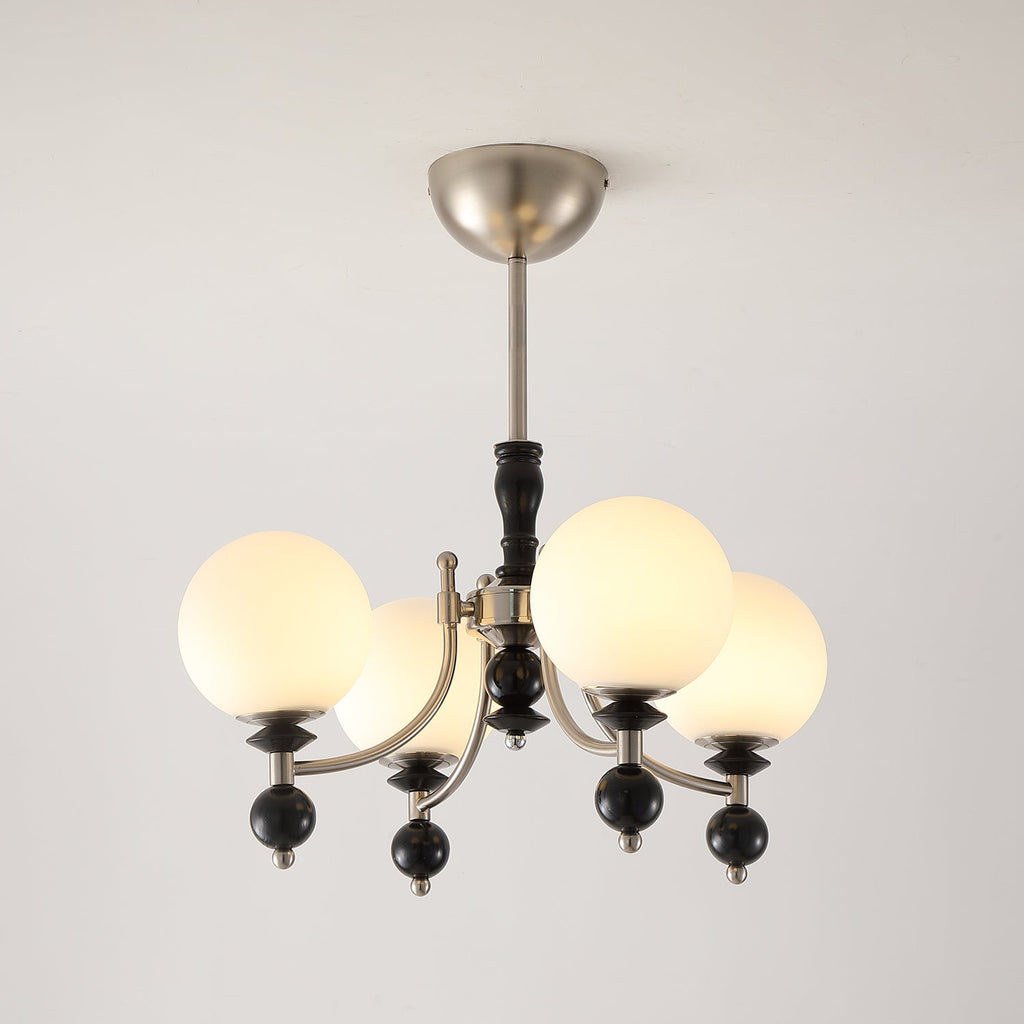 Retro Ellan Lustre Globe en Verre Poli - Neutralighting