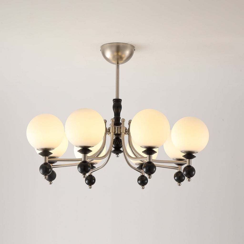 Retro Ellan Lustre Globe en Verre Poli - Neutralighting