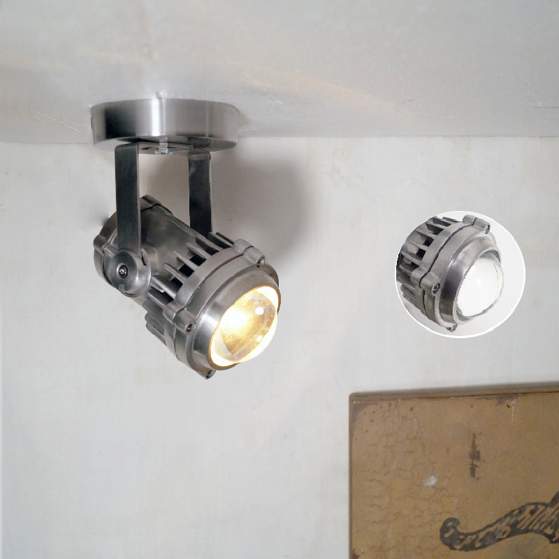 Ivinan Projecteur Métal Verre Industriel Rétro - Neutralighting