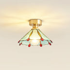 Prisman Plafonnier en vitrail style Tiffany Civelle - Neutralighting