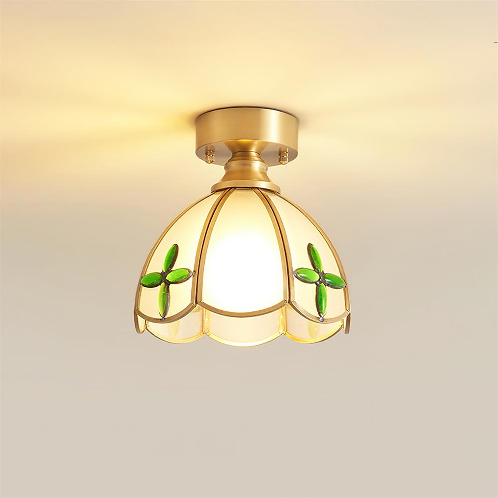 Prisman Plafonnier en vitrail style Tiffany Civelle - Neutralighting
