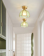 Prisman Plafonnier en vitrail style Tiffany Civelle - Neutralighting