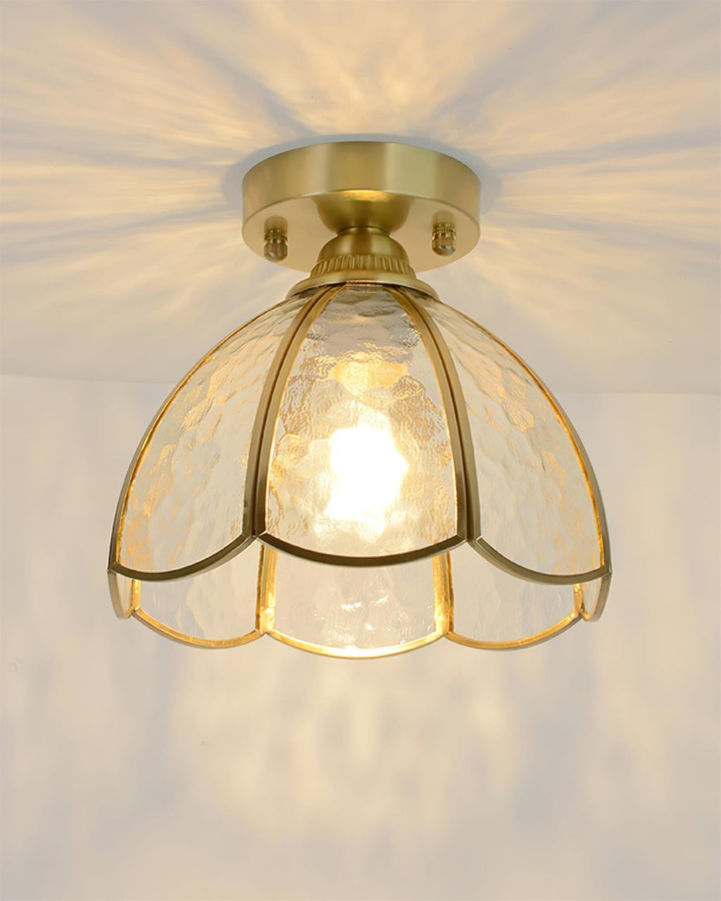 Prisman Plafonnier en vitrail style Tiffany Civelle - Neutralighting