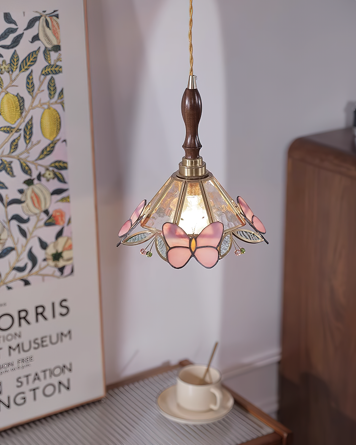Tiffany Suspension Papillon Rétro - Neutralighting