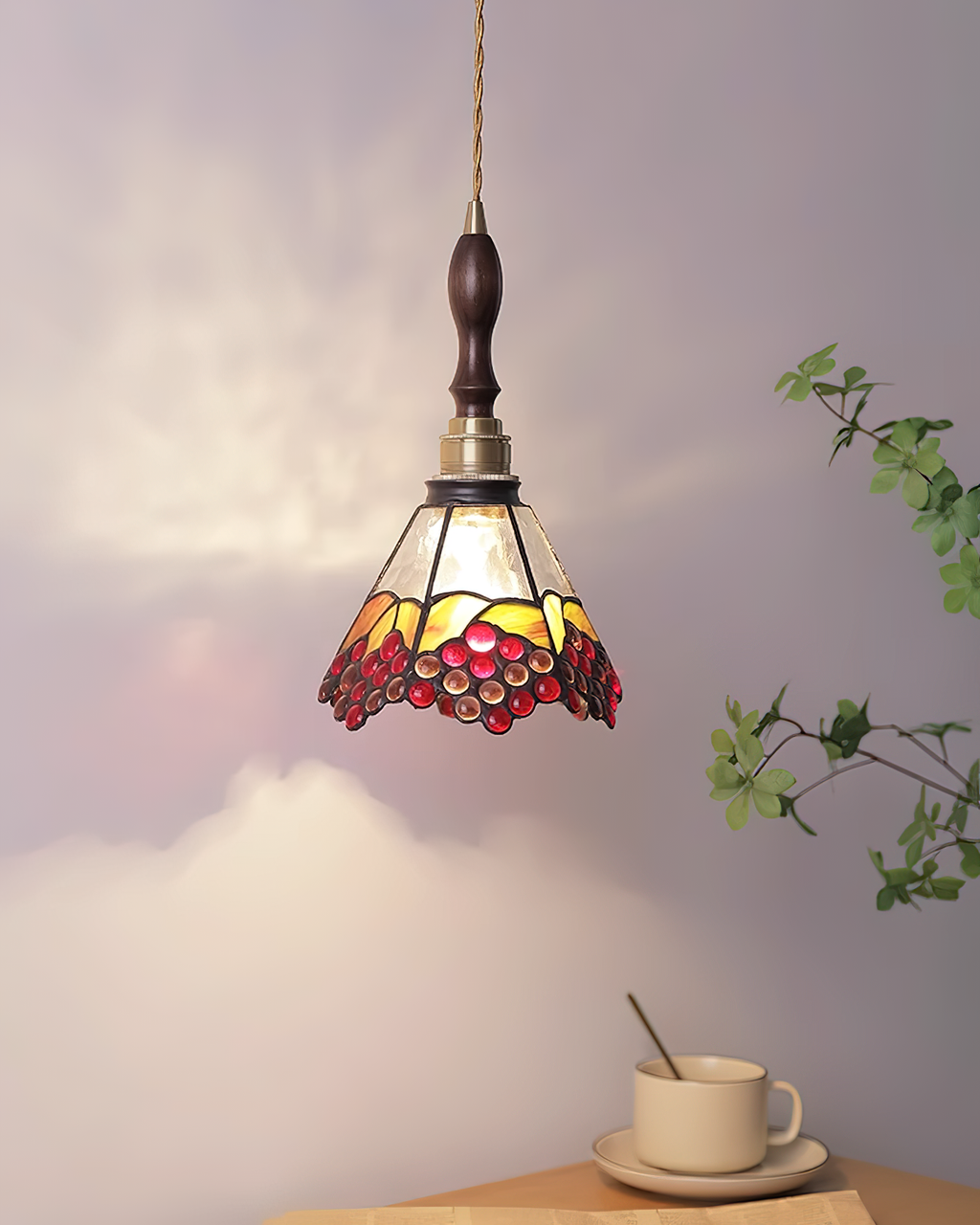 Tiffany Suspension Papillon Rétro - Neutralighting
