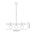 Lumo Chandelier Moderne en Verre - Neutralighting