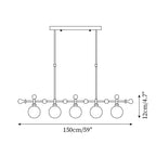 Lumo Chandelier Moderne en Verre - Neutralighting
