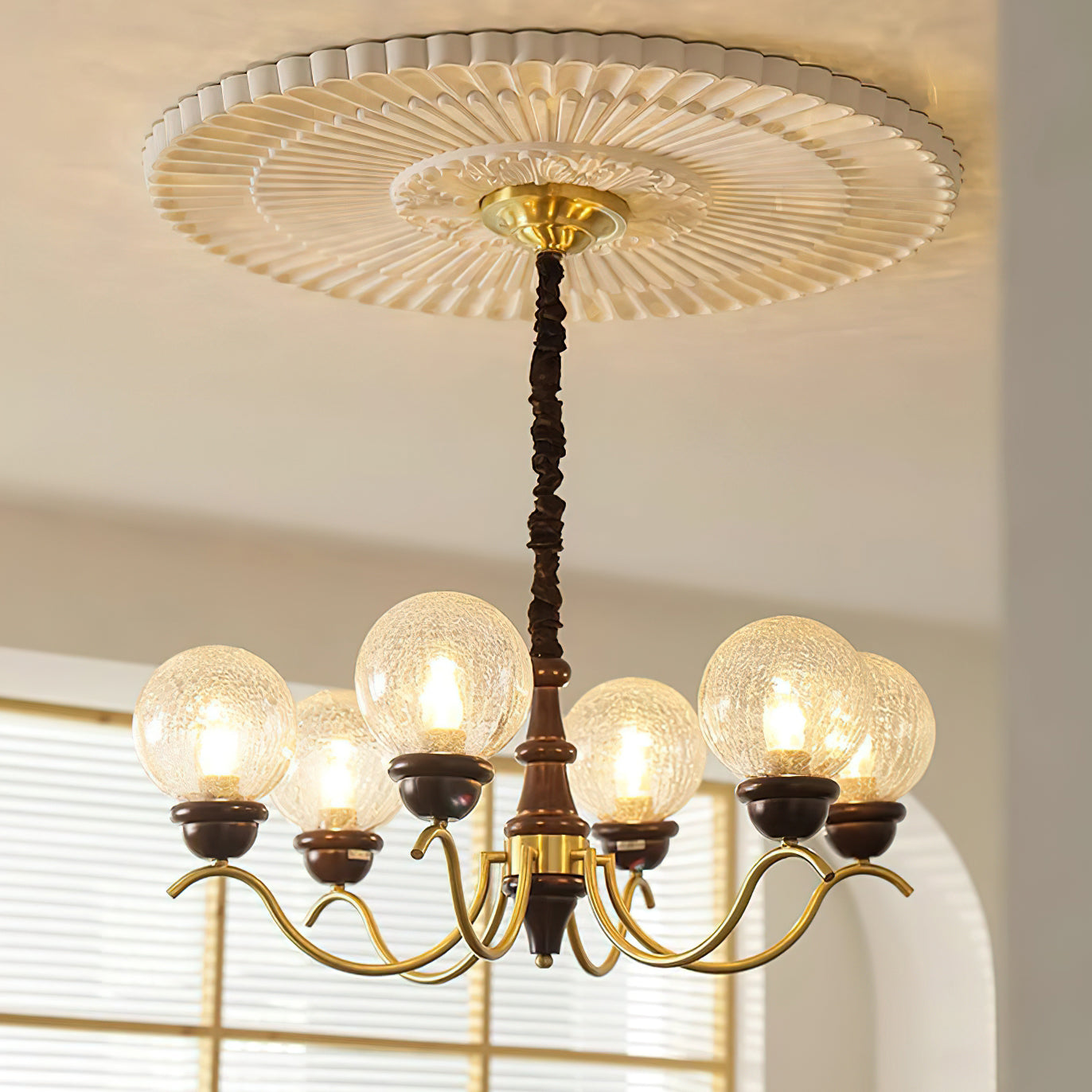Teresie Lustre Laiton Rétro - Neutralighting