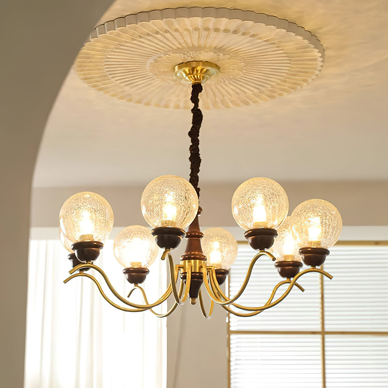 Teresie Lustre Laiton Rétro - Neutralighting
