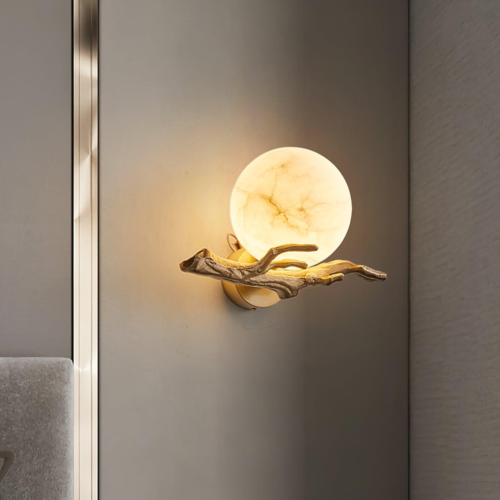 Avzorion Applique Murale Rétro Branches en Laiton et Marbre - Neutralighting