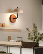 Solaro Applique Murale Travertin Abat-jour Demi-Dôme - Neutralighting