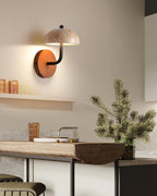 Solaro Applique Murale Travertin Abat-jour Demi-Dôme - Neutralighting