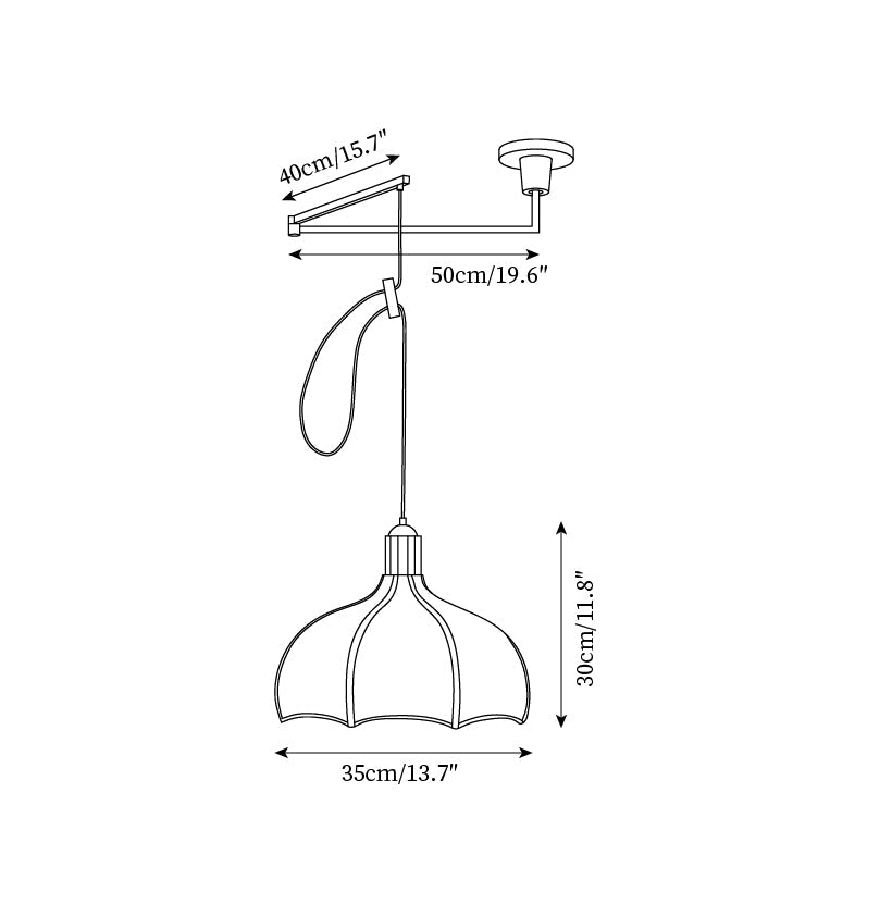 Eldin Suspension Minimaliste Ajustable - Neutralighting