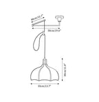 Eldin Suspension Minimaliste Ajustable - Neutralighting