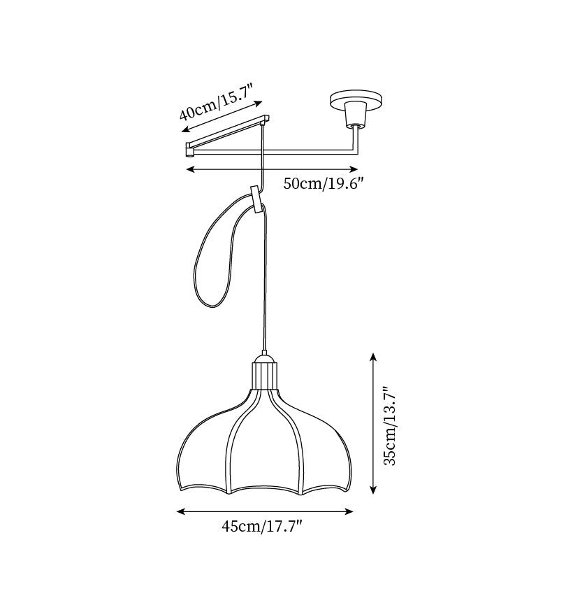 Eldin Suspension Minimaliste Ajustable - Neutralighting