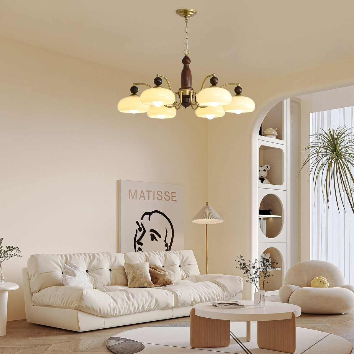 Aurora Lustre Renaissance Couronne Rustique - Neutralighting