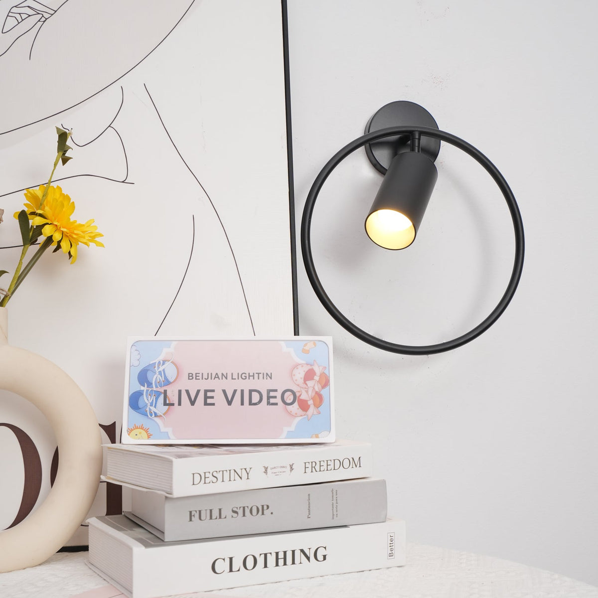 Lewis Applique Murale Métal Minimaliste - Neutralighting