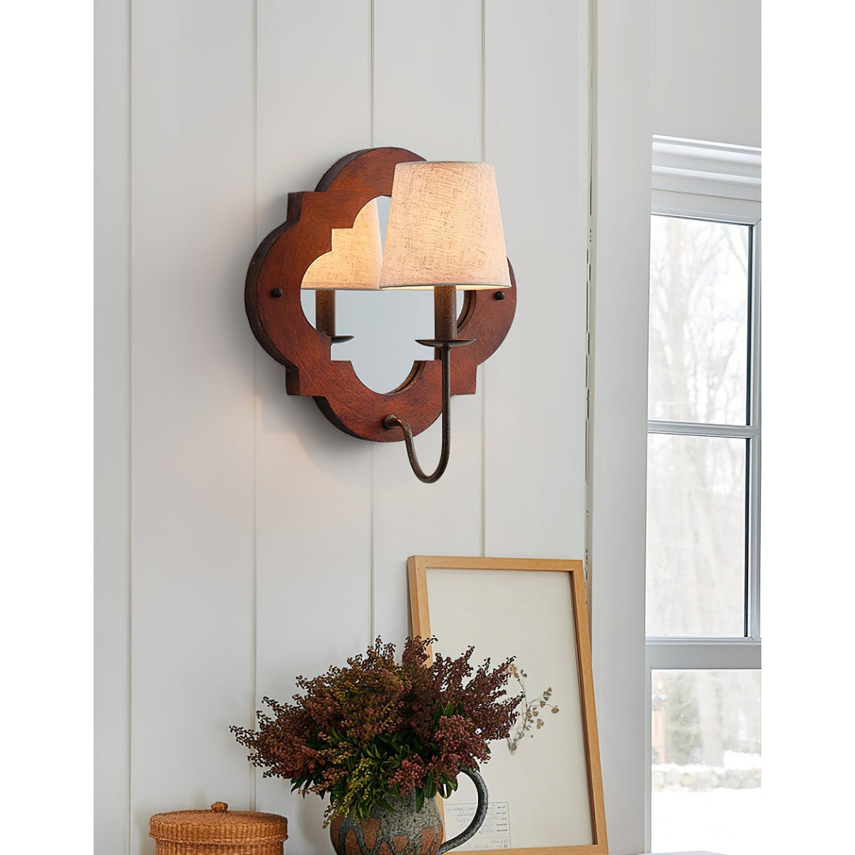 Sytheir Applique Murale Tissu Élégance Premium - Neutralighting