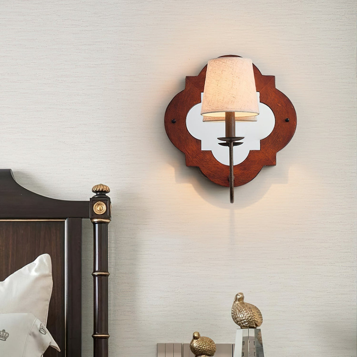 Sytheir Applique Murale Tissu Élégance Premium - Neutralighting