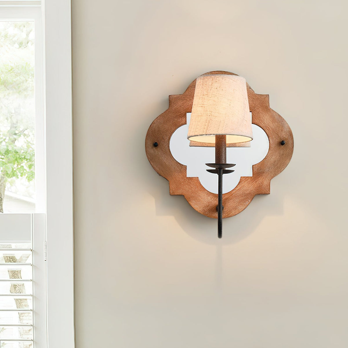 Sytheir Applique Murale Tissu Élégance Premium - Neutralighting