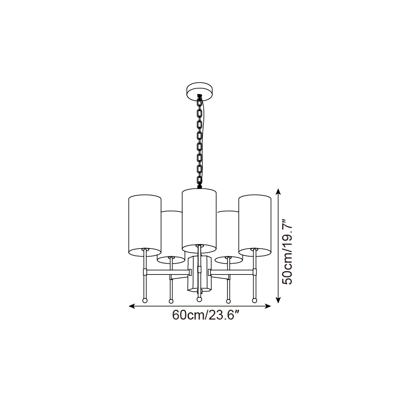 Rhodes Lustre Mi-Siècle - Neutralighting